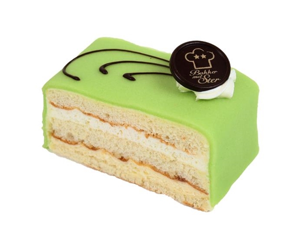 Marsepeincake slagroomgebak