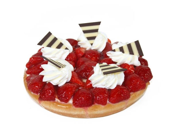 Aardbeienvlaai  4/6 pers.