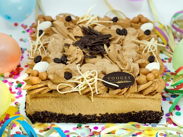 Mokka slagroom taart 8p