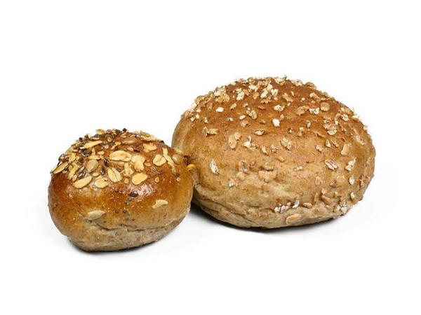 Mini tarwe broodje met zaad