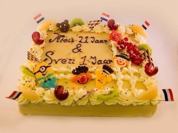 Kindertaart Marsepein