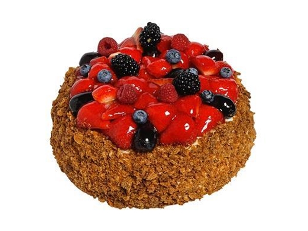 Kleine Vruchten taart (ROOD FRUIT) 8pers