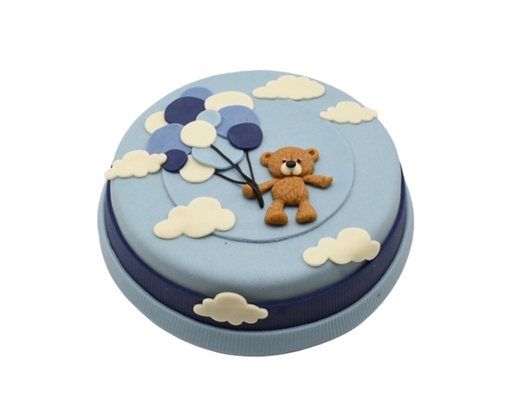 Beren taart BLAUW