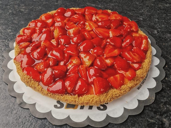 Aardbeienvlaai